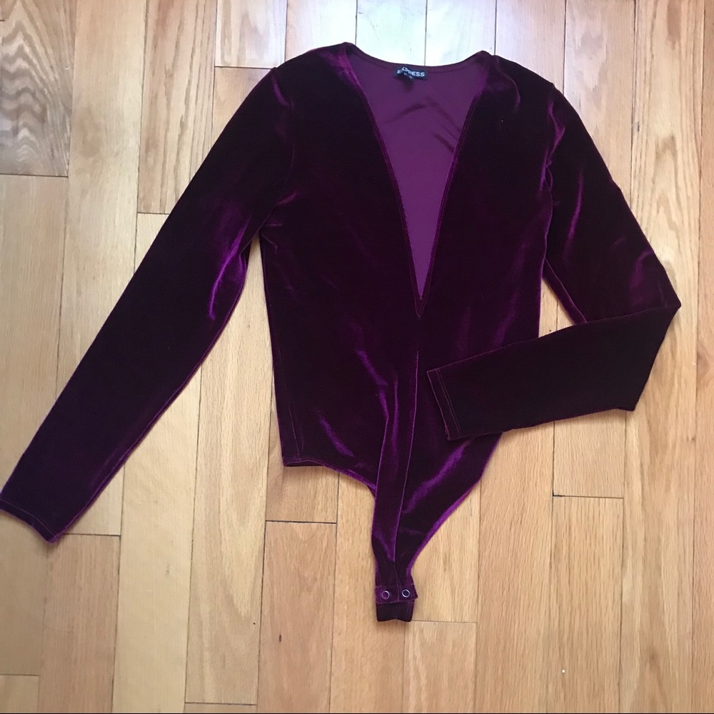 Express Velvet Bodysuit